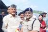 SP Adhiraj Singh Rana Welcomes CM Naidu at Patalaganga Boating Point