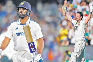 India Struggles in Second Test as Australia Dominates Day Two